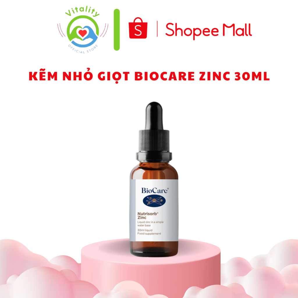 Kẽm nhỏ giọt Biocare ZinC 30ml Tăng sức đề kháng