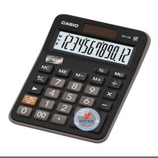 Máy tính casio mx-12b - chính hãng bitex, bảo hành 7 năm