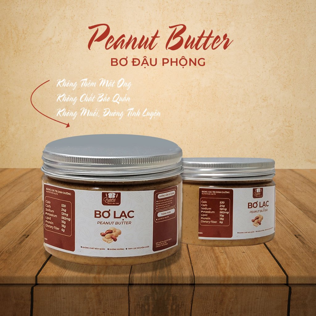 Bơ Lạc, Bơ Hạt Điều ăn kiêng Handmade