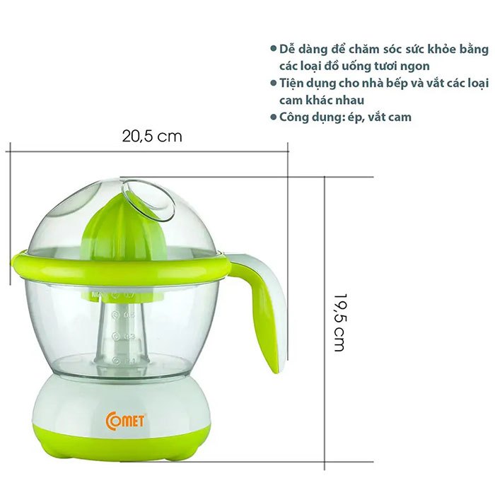 Máy vắt cam Comet CM9928 40W