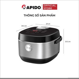 NỒI CƠM ĐIỆN TỬ RAPIDO 1.2L,1.8L