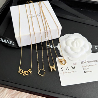 Dây chuyền cỏ bốn lá, vòng cổ titan nữ nhiều mẫu đẹp