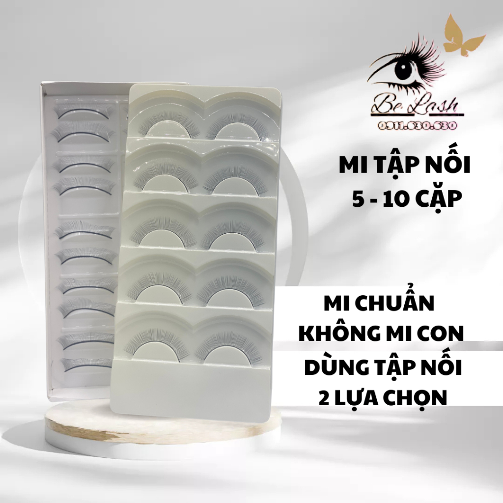 Mi Tập Nối Mi 10 Cặp - 5 cặp - Mi Gỉa Tập Nối - Belash