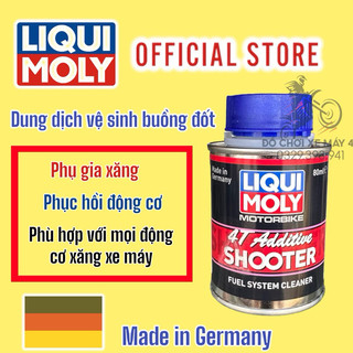 Dung Dịch Vệ Sinh Buồng Đốt Carbon Liqui Moly Additive Shooter 80ml chính hãng nhập khẩu đức Made in Germany