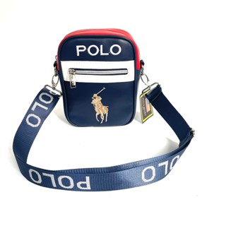 Túi đeo chéo da nam nữ cao cấp POLO, túi hộp Hàn Quốc dáng đứng, túi xách mini hai màu đi làm đi chơi tiện lợi (451)