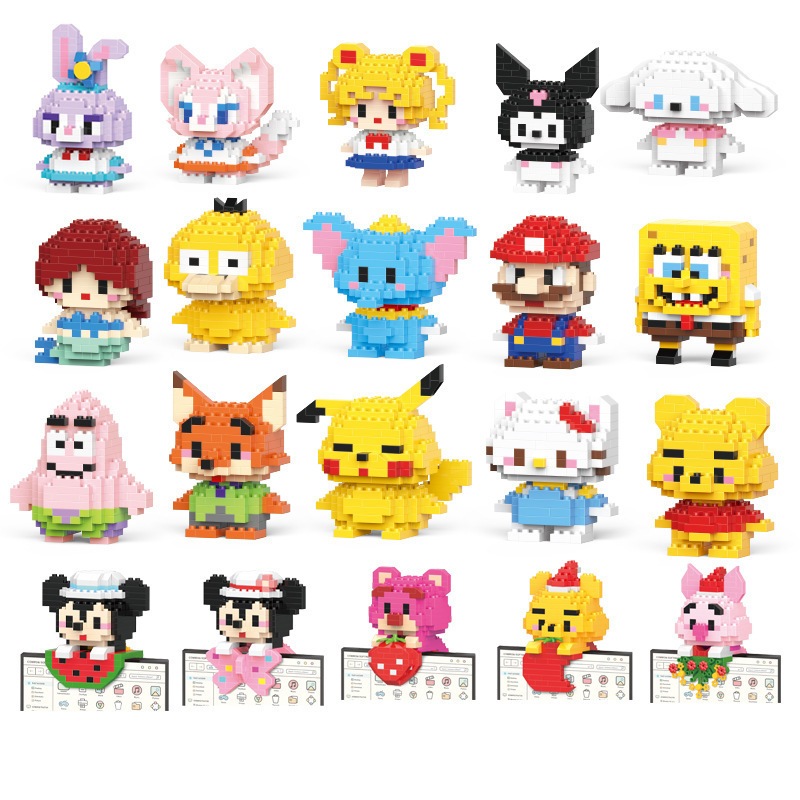 Bộ mô hình đồ chơi lắp ráp xếp hình mini 3D Nhân Vật Hoạt Hình Toy Story - shopnamdotot