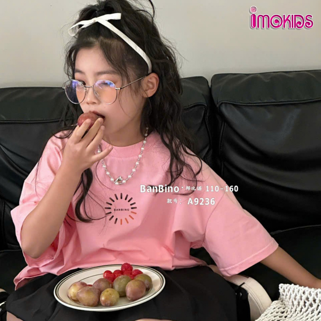 Áo thun bé trai size đại Banbino 18kg-45kg áo cộc tay cho bé cao cấp chất thun cao cấp co giãn thoải mái thời trang qate