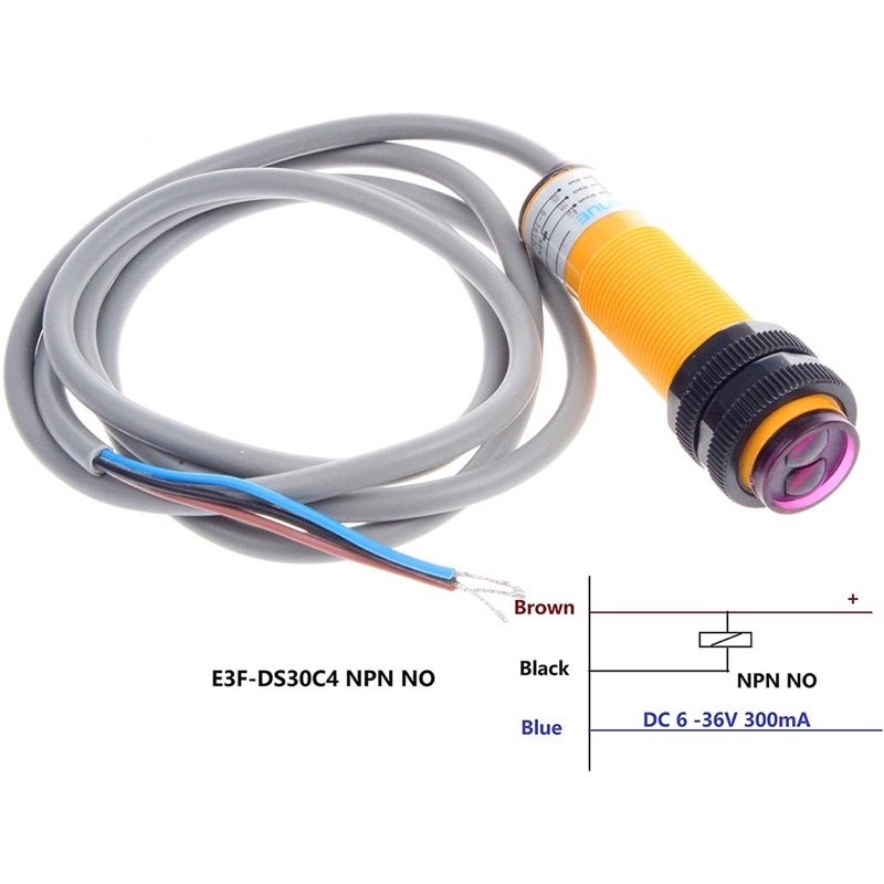 Cảm Biến Vật Cản Hồng Ngoại DS30P1 E3F-DS30Y1 Cảm Biến Khoảng Cách E3F-DS30C4 Cảm biến tiệm cận E18-