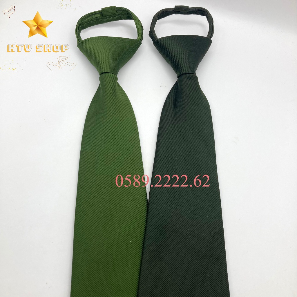 Cà vạt cao cấp màu xanh, cà vat màu đen, kẹp cavat hàng chuẩn