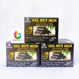 Gel lột mụn than tre hoạt tính mailan 50g