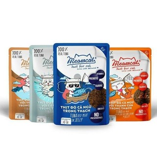 pate mèo Meowcat  70g thức ăn cho mèo con và mèo lớn