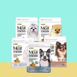Hạt mềm jerhigh meat as meals - hạt khô mềm ngăn ngừa sỏi thận cho chó 500g