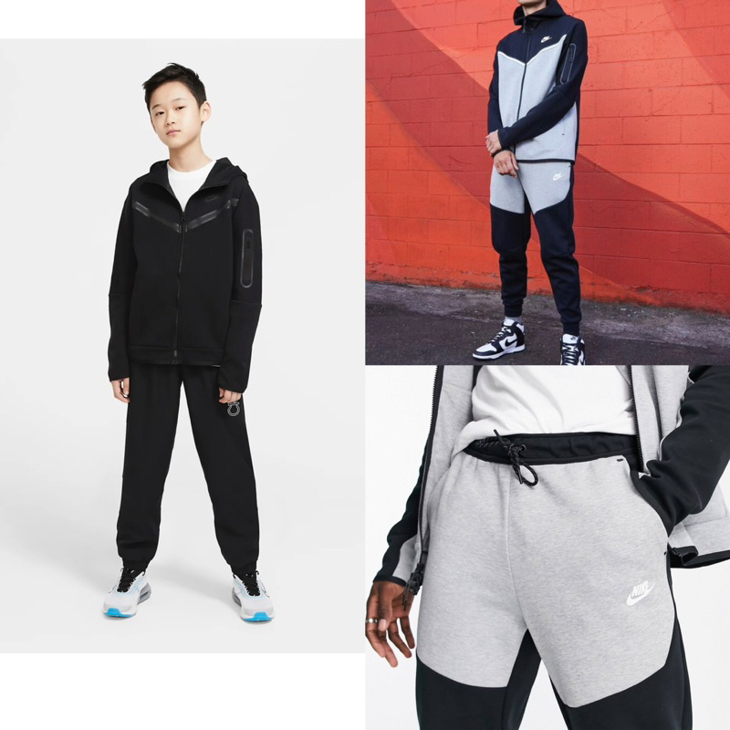 Bộ nỉ Nike Tech với thiết kế nhẹ, giữ nhiệt dành cho bé trong mùa này