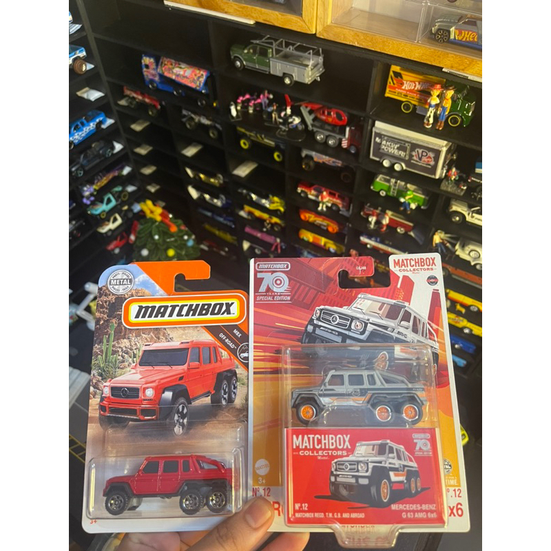 mô hình xe Mercedes Benz G63 AMG 6x6 chính hãng Matchbox tỉ lệ 1:64