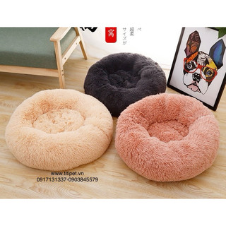Nệm Tròn Lông cho chó, mèo , nệm chó, nệm mèo, nệm bông, đẹp, dễ thương, xinh