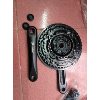 Đùi đĩa nhôm 3 tầng Prowheel 42 hoặc 48T xe đạp thể thao 3 tầng đĩa hàng nhôm cao cấp chính hãng