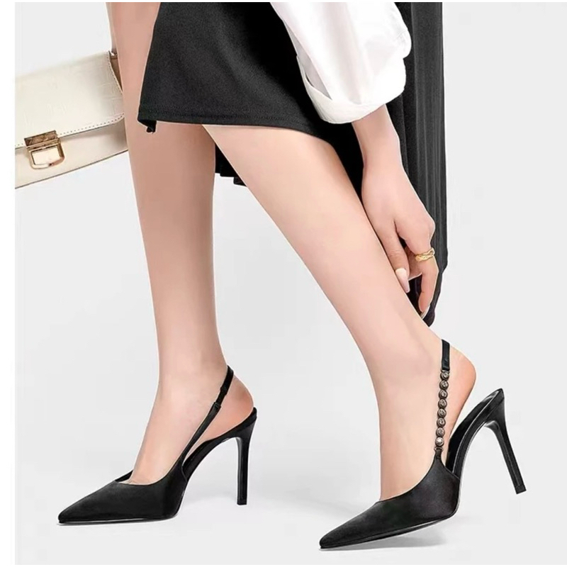 ( Chân Thon Gầy Lùi 1 Size )giày cao gót mũi nhọn Hana store gót cao 7cm - 9cm | BigBuy360 - bigbuy360.vn