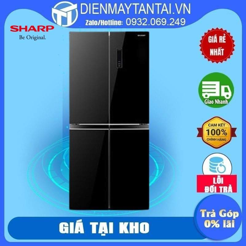 SJ-FX420VG-BK - Tủ lạnh Sharp Inverter 362 lít SJ-FX420VG-BK Bộ lọc khử mùi Deodorizer - giao hàng miễn phí HCM