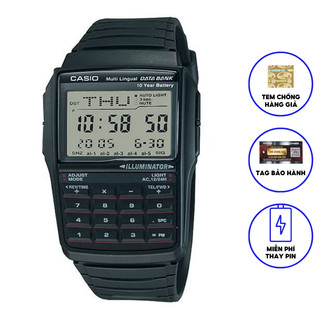 Đồng hồ nam dây nhựa chính hãng CASIO DATA BANK DBC-32-1ADF