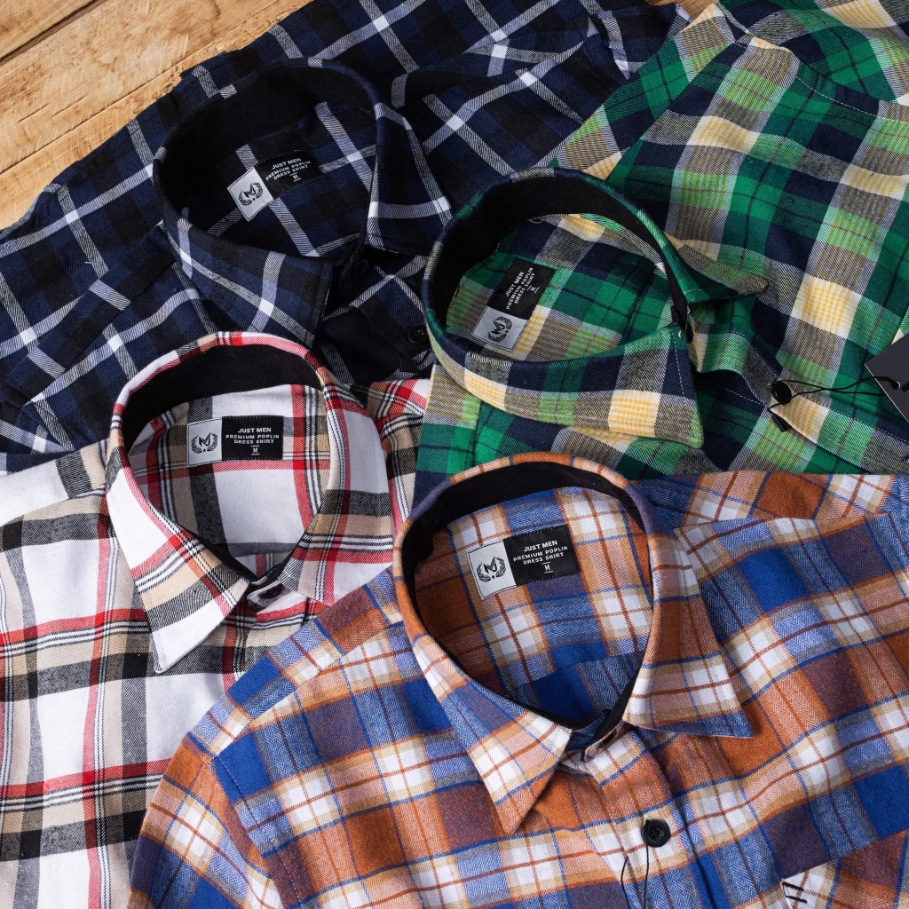 Áo Sơmi CRTD Justmen - Chất Vải Cao Cấp - Phong Cách Trung Năng Động Cá Tính