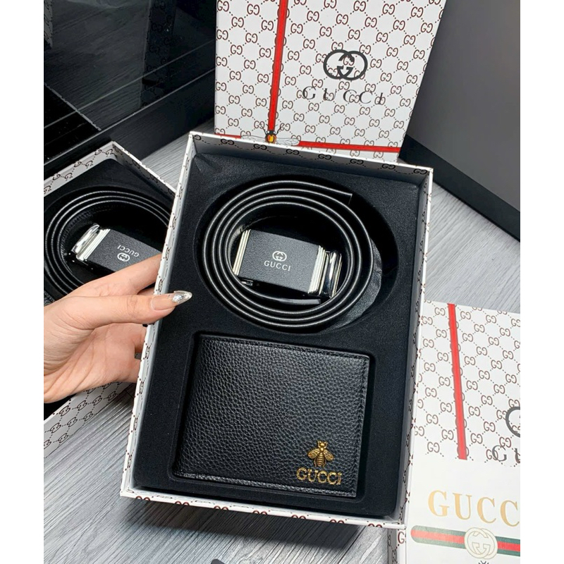 Combo Ví thắt lưng nam Fullbox