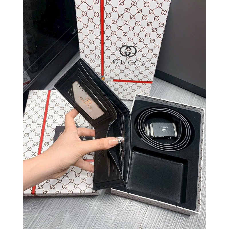 Combo Ví thắt lưng nam Fullbox