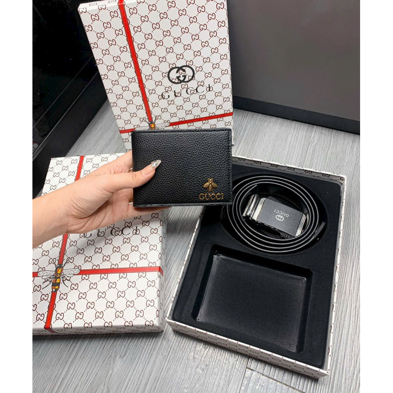 Combo Ví thắt lưng nam Fullbox