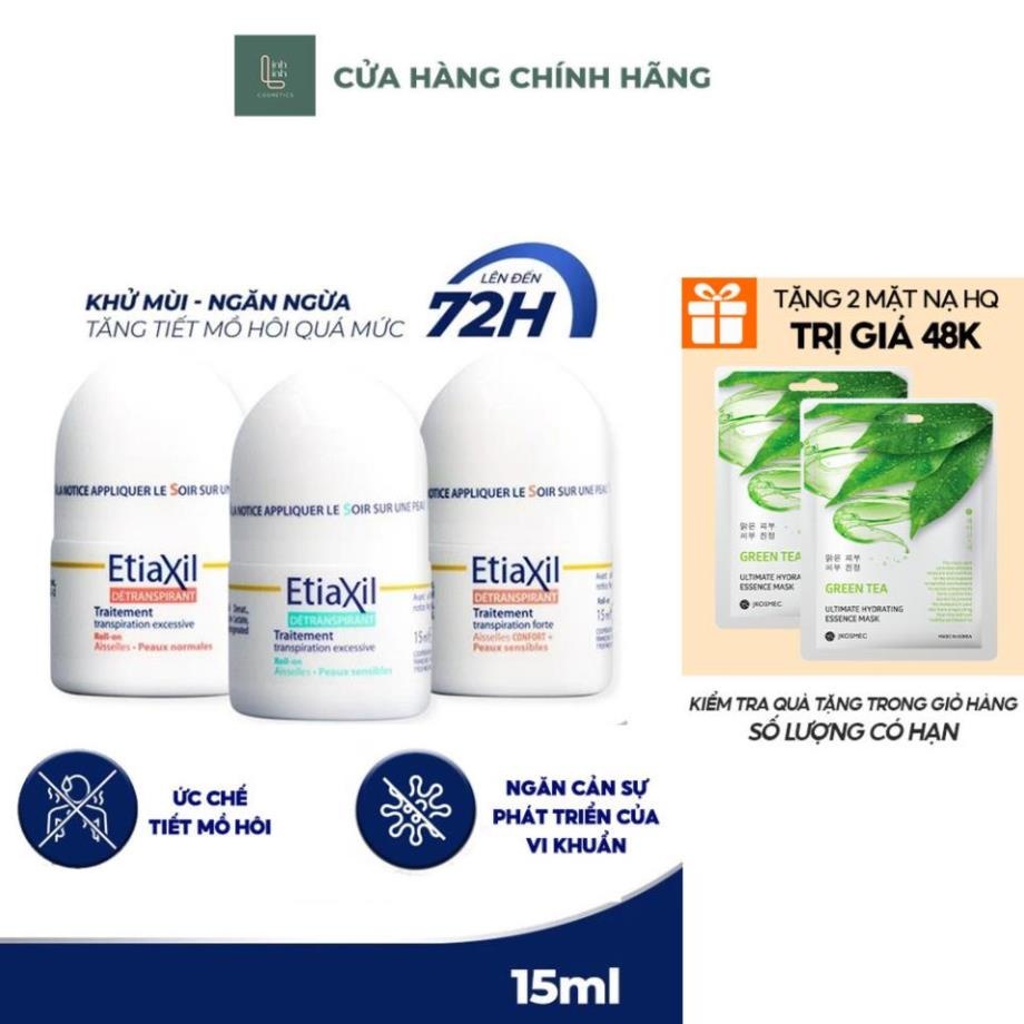 Lăn khử mùi Etiaxil nội địa Pháp 15ml phù hợp với mọi loại da, ngăn ngừa mùi cơ thể lên đến 72H HASASI