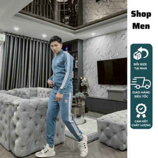 Bộ quần áo Adidas big size logo 3 lá, set thể thao thu đông hàng hiệu chất nỉ đanh giữ nhiệt tốt
