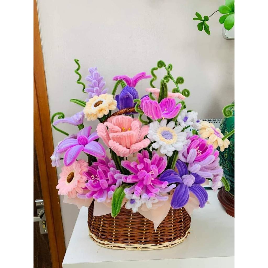 BÓ 100 SỢI KẼM LÔNG,KẼM NHUNG LOẠI 1 LÀM HOA,ĐỒ HANMADE,DIY TRANG TRÍ NHÀ,QUÀ TẶNG