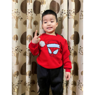 Bộ thu đông ông già noel siêu nhân cho bé