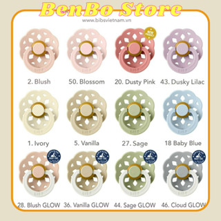 (Tặng hộp đựng) Ti bibs giả  BOHEME chính hãng núm Silicon đầu tròn.