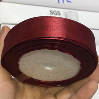 Cuộn duy băng vải lụa satin bản 1cm,2cm, 4cm dài 22m đủ màu