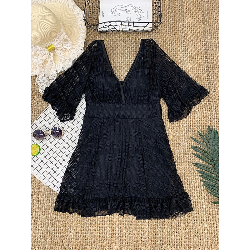 Đồ Bơi Nữ Big Size Kín Đáo  Dạng Váy Giấu Bụng Chê Khuyết Điểm Quảng Châu Cao Cấp