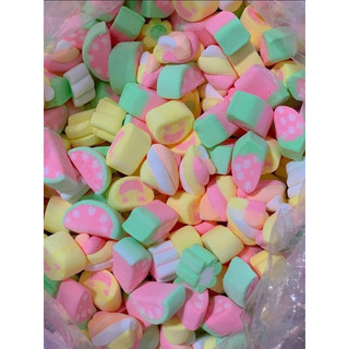 Kẹo bông sắc màu hũ gấu 300gram
