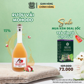 Nước Trái Cây MOHODO Vị Vải Lên Men Tự Nhiên Tốt Cho Sức Khỏe 360ml/500ml