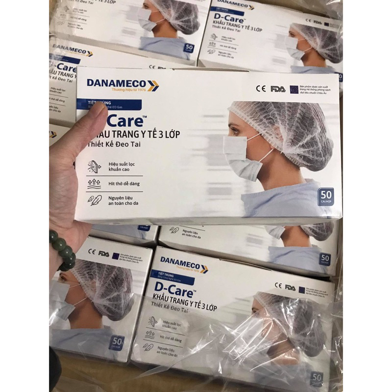 Khẩu trang y tế Danameco , gói 50 chiếc