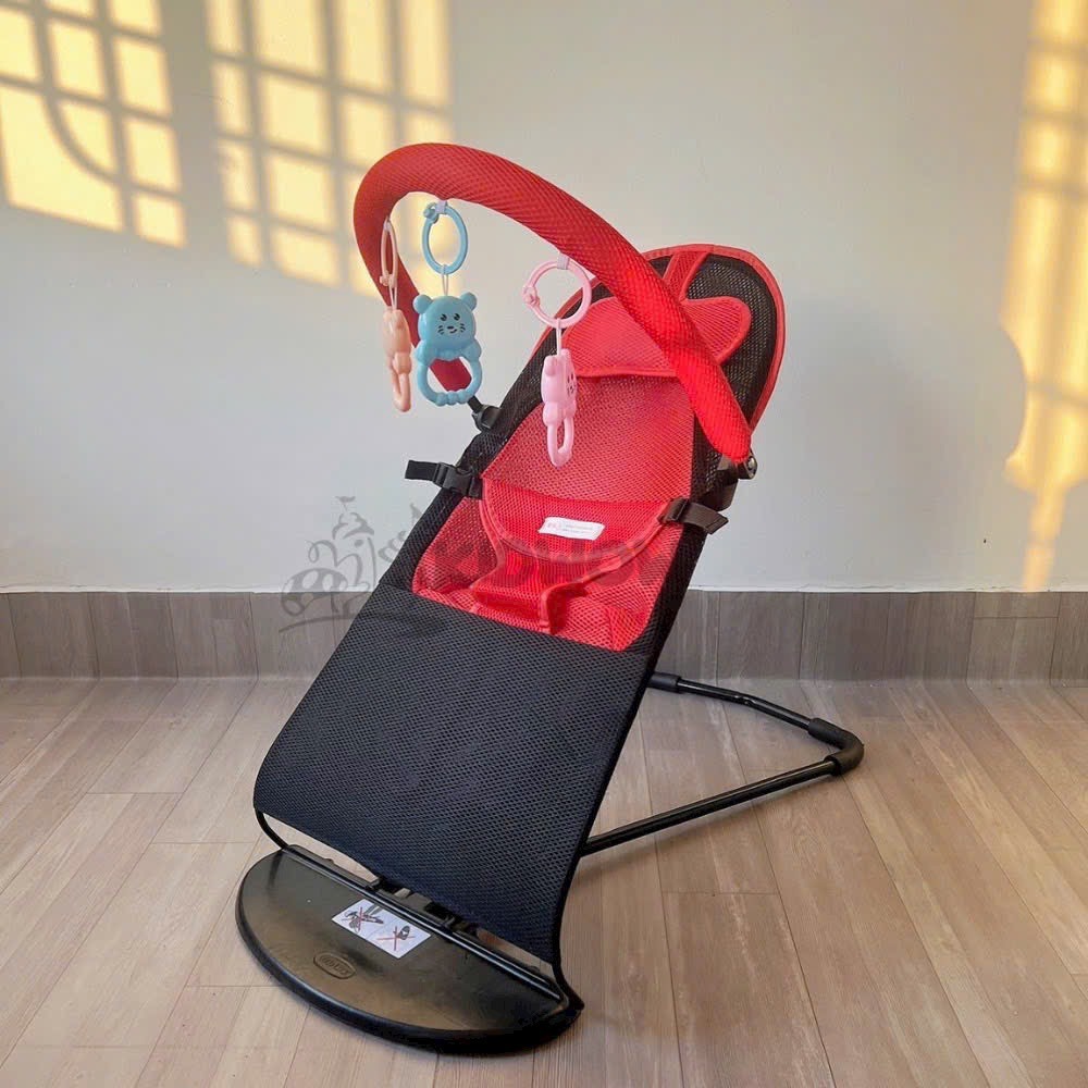 Nôi Bập Bênh, Ghế rung nhún, Điều Chỉnh độ ngả, Có Đồ Chơi