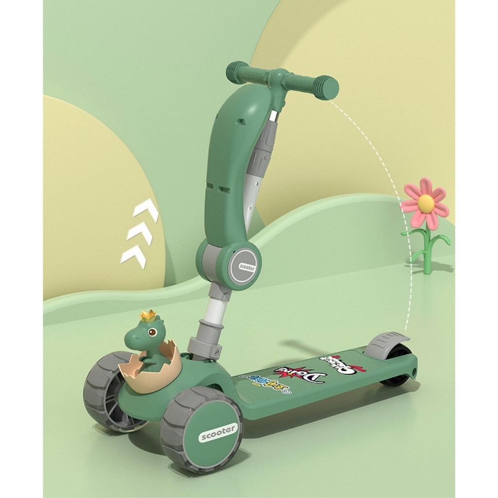 Xe Trượt Scooter Cao Cấp, Xe Chòi Chân Cho Bé 3 In 1 - Giúp Bé Vận Động Thoả Thích