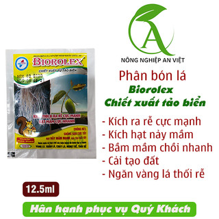 Phân bón lá hữu cơ khoáng Biorolex 12.5ml, ra rễ cực mạnh, bật mầm cực nhanh, phân bón cây trồng biorolex