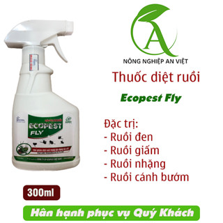 Thuốc diệt ruồi dạng xịt ECOPEST FLY 300ml (an toàn dùng trong gia đình ), chai xịt ruồi thế hệ mới