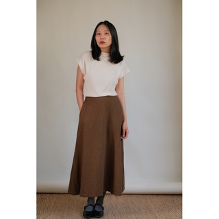 ÁIMEE - CHÂN VÁY HERRINGBONE VINTAGE