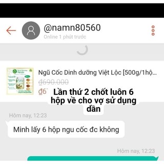 Ngũ Cốc Việt Lộc ( mẹ bầu,mẹ sau sinh- combo 2 hộp )