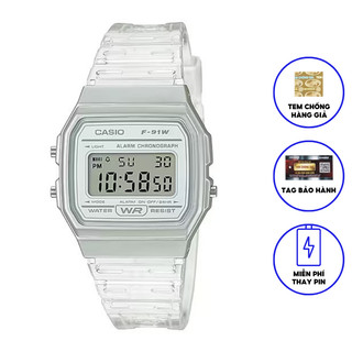 Đồng Hồ Casio Nữ Dây Nhựa F-91WS-7DF Chính Hãng