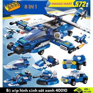 [400 CHI TIẾT] Bộ Đồ Chơi Lắp Ráp Xếp Hình  Lắp Ráp máy bay , Máy Bay  8 in 1