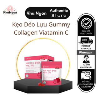 Kẹo Collagen Lựu Boto Kẹo Dẻo Gummy Collagen Vitamin C Hàn Quốc