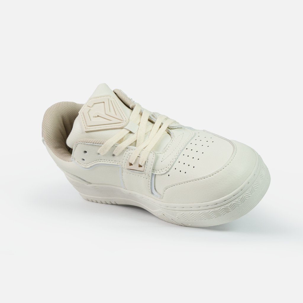 Sneaker nam G2 Gera kiểu giày trắng nam dáng thể thao, Giày da nam trắng thời trang dễ phối đồ đi làm đi học
