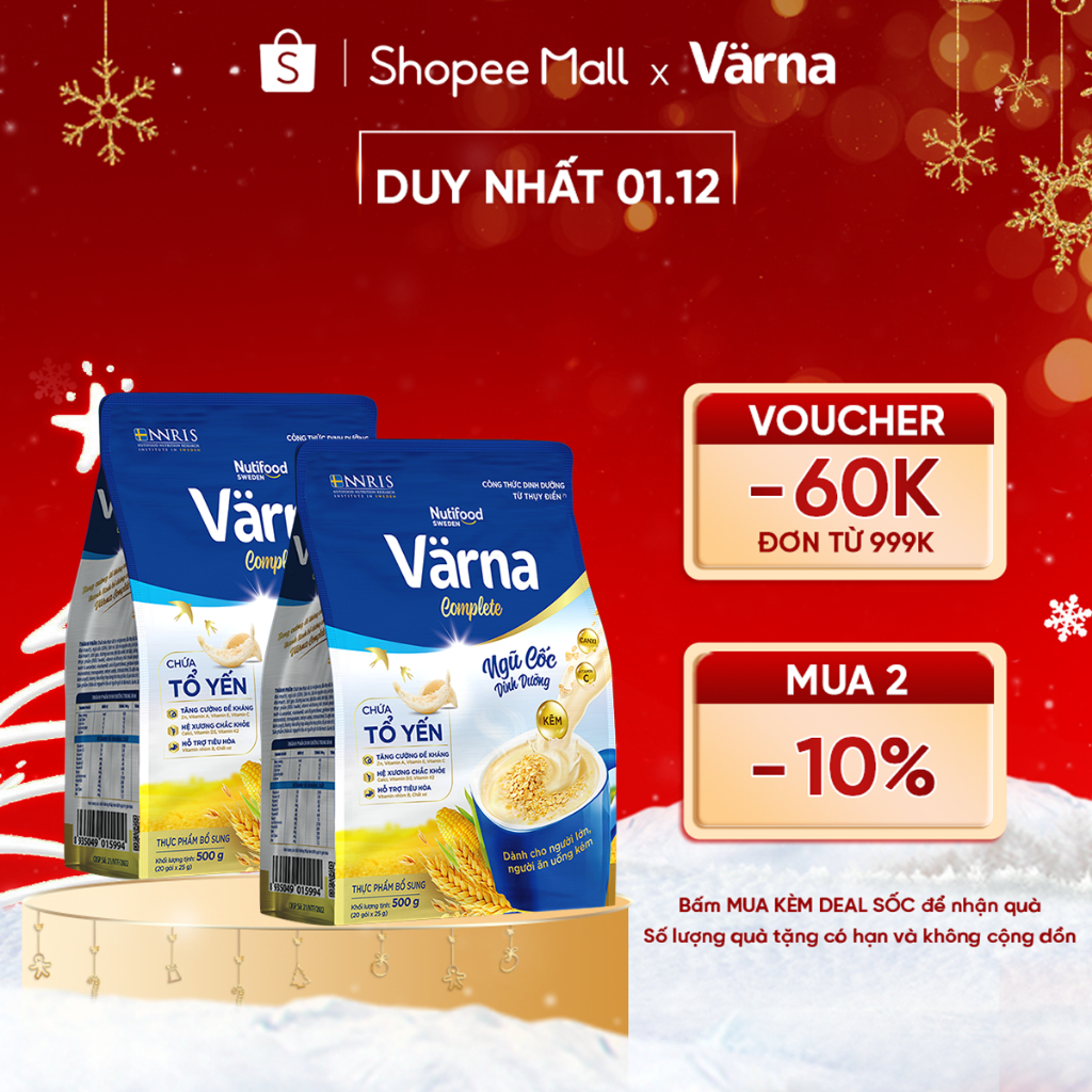 Combo 2 Túi ngũ cốc dinh dưỡng Värna Complete