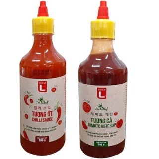Tương ớt/ tương cà lotte choice l, chai 500g