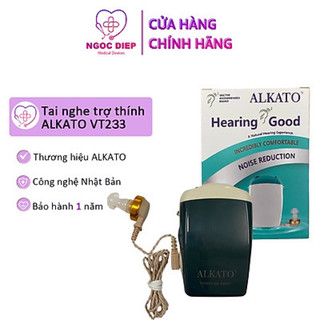 ❤ Máy trợ thính thiết bị trợ thính có dây đeo cho người già,máy điếc trợ thính có dây đeo tai bỏ túi ALKATO VT-233 VT233